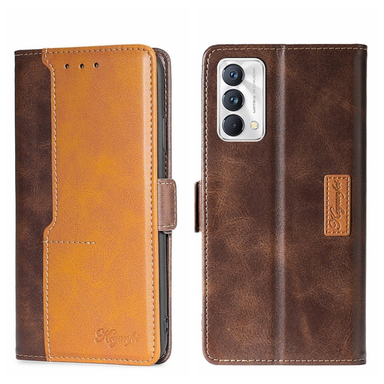 Contrast Color Side Buckle Leather Phone Case, For OPPO Realme GT Neo2 5G, For OPPO Realme GT Master/Realme Q3 Pro Carnival, For OPPO Realme Narzo 50A, For OPPO Realme V13 5G, For vivo S10/S10 Pro