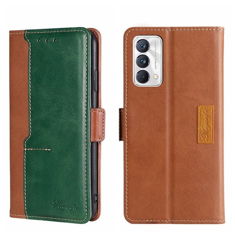 Contrast Color Side Buckle Leather Phone Case, For OPPO Realme GT Neo2 5G, For OPPO Realme GT Master/Realme Q3 Pro Carnival, For OPPO Realme Narzo 50A, For OPPO Realme V13 5G, For vivo S10/S10 Pro