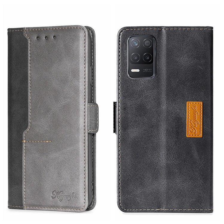 Contrast Color Side Buckle Leather Phone Case, For OPPO Realme GT Neo2 5G, For OPPO Realme GT Master/Realme Q3 Pro Carnival, For OPPO Realme Narzo 50A, For OPPO Realme V13 5G, For vivo S10/S10 Pro