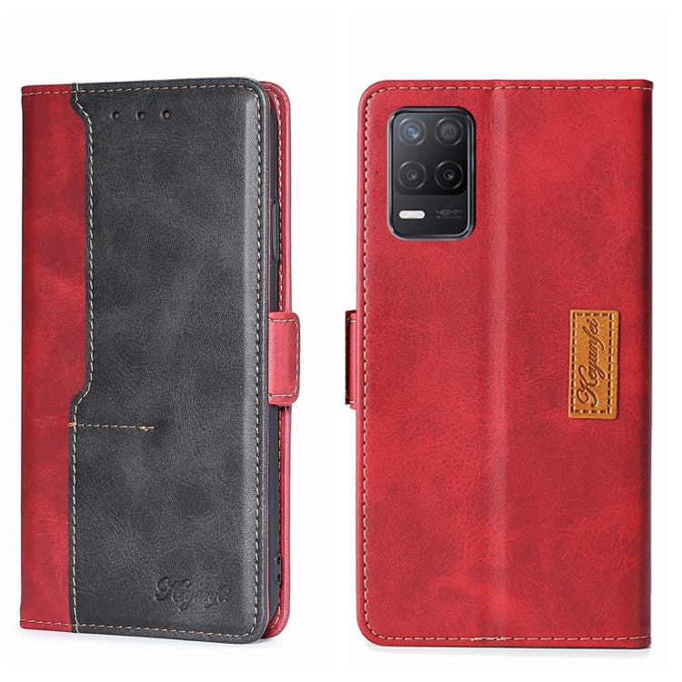 Contrast Color Side Buckle Leather Phone Case, For OPPO Realme GT Neo2 5G, For OPPO Realme GT Master/Realme Q3 Pro Carnival, For OPPO Realme Narzo 50A, For OPPO Realme V13 5G, For vivo S10/S10 Pro