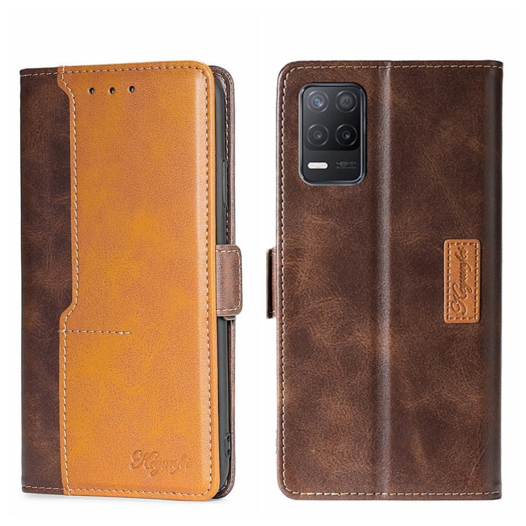 Contrast Color Side Buckle Leather Phone Case, For OPPO Realme GT Neo2 5G, For OPPO Realme GT Master/Realme Q3 Pro Carnival, For OPPO Realme Narzo 50A, For OPPO Realme V13 5G, For vivo S10/S10 Pro