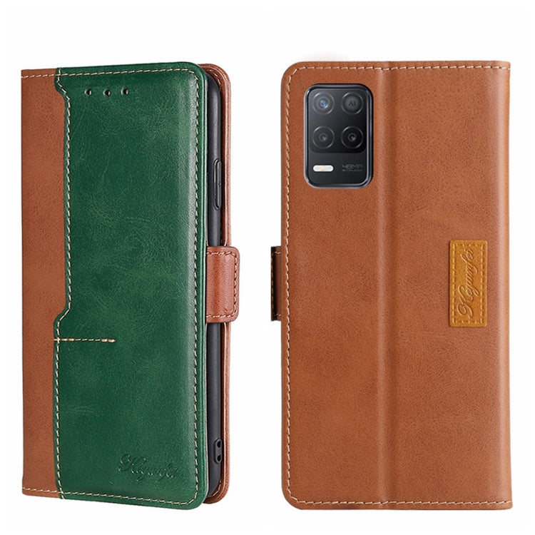 Contrast Color Side Buckle Leather Phone Case, For OPPO Realme GT Neo2 5G, For OPPO Realme GT Master/Realme Q3 Pro Carnival, For OPPO Realme Narzo 50A, For OPPO Realme V13 5G, For vivo S10/S10 Pro