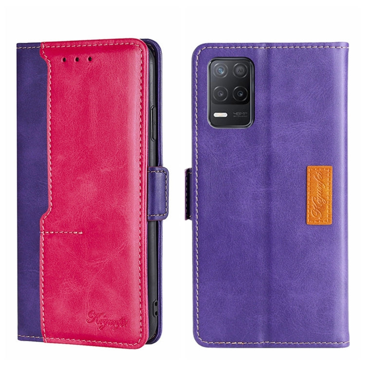 Contrast Color Side Buckle Leather Phone Case, For OPPO Realme GT Neo2 5G, For OPPO Realme GT Master/Realme Q3 Pro Carnival, For OPPO Realme Narzo 50A, For OPPO Realme V13 5G, For vivo S10/S10 Pro