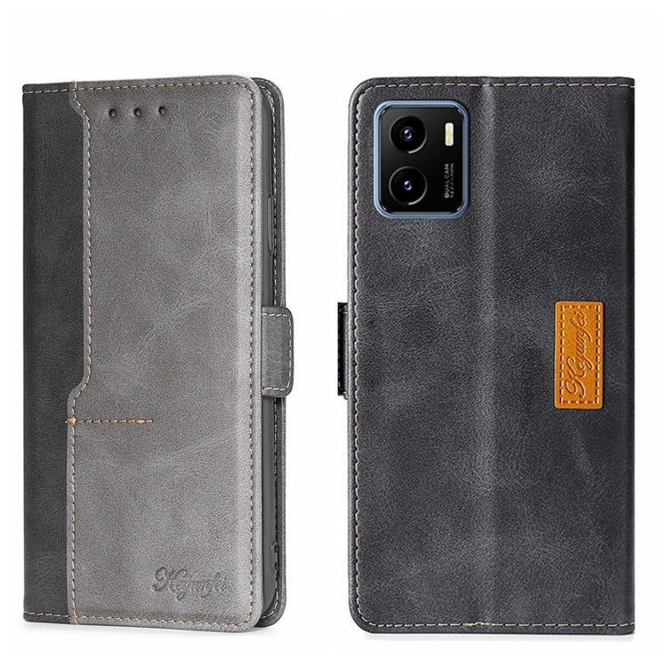 Contrast Color Side Buckle Leather Phone Case, For vivo X70, For vivo X70 Pro, For vivo X70 Pro+, For vivo Y15S Global, For vivo Y21/Y21S/Y33S