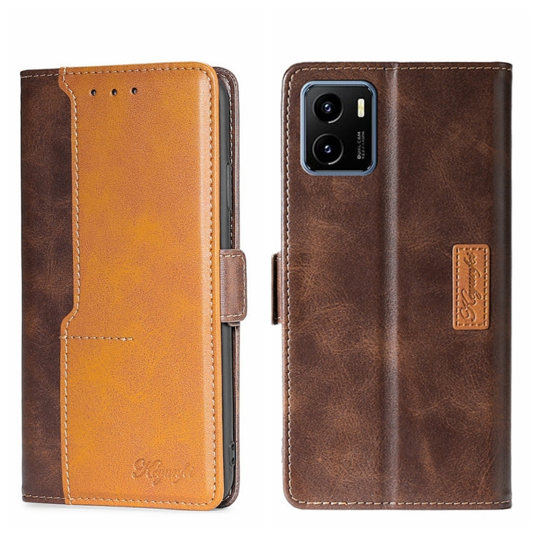 Contrast Color Side Buckle Leather Phone Case, For vivo X70, For vivo X70 Pro, For vivo X70 Pro+, For vivo Y15S Global, For vivo Y21/Y21S/Y33S