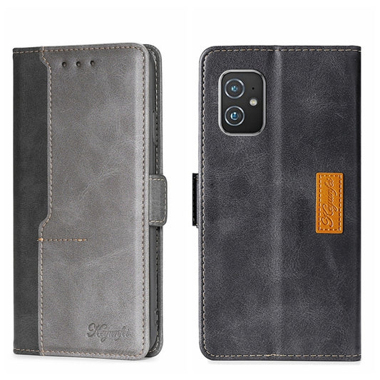 Contrast Color Side Buckle Leather Phone Case, For Asus ZenFone 8 ZS590KS, For Huawei Nova 8i, For Huawei Nova 9, For Honor 50 Pro, For Honor 50