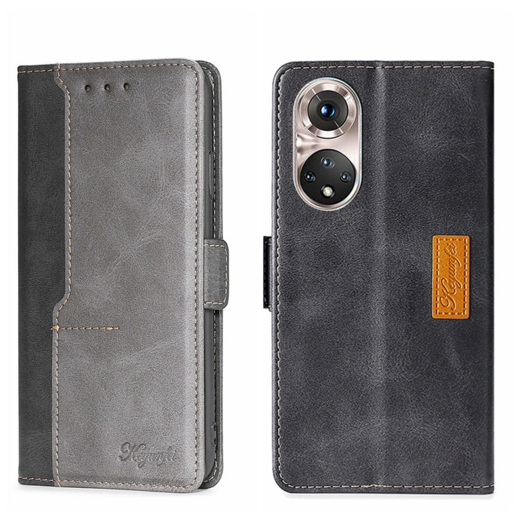 Contrast Color Side Buckle Leather Phone Case, For Asus ZenFone 8 ZS590KS, For Huawei Nova 8i, For Huawei Nova 9, For Honor 50 Pro, For Honor 50