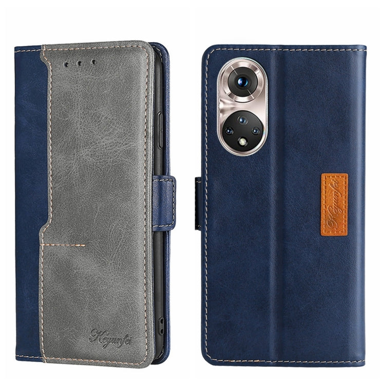 Contrast Color Side Buckle Leather Phone Case, For Asus ZenFone 8 ZS590KS, For Huawei Nova 8i, For Huawei Nova 9, For Honor 50 Pro, For Honor 50