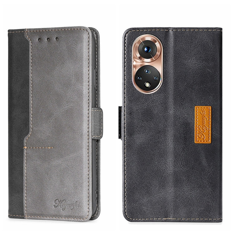 Contrast Color Side Buckle Leather Phone Case, For Asus ZenFone 8 ZS590KS, For Huawei Nova 8i, For Huawei Nova 9, For Honor 50 Pro, For Honor 50