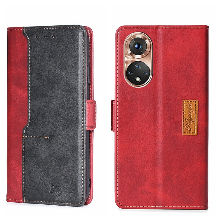 Contrast Color Side Buckle Leather Phone Case, For Asus ZenFone 8 ZS590KS, For Huawei Nova 8i, For Huawei Nova 9, For Honor 50 Pro, For Honor 50