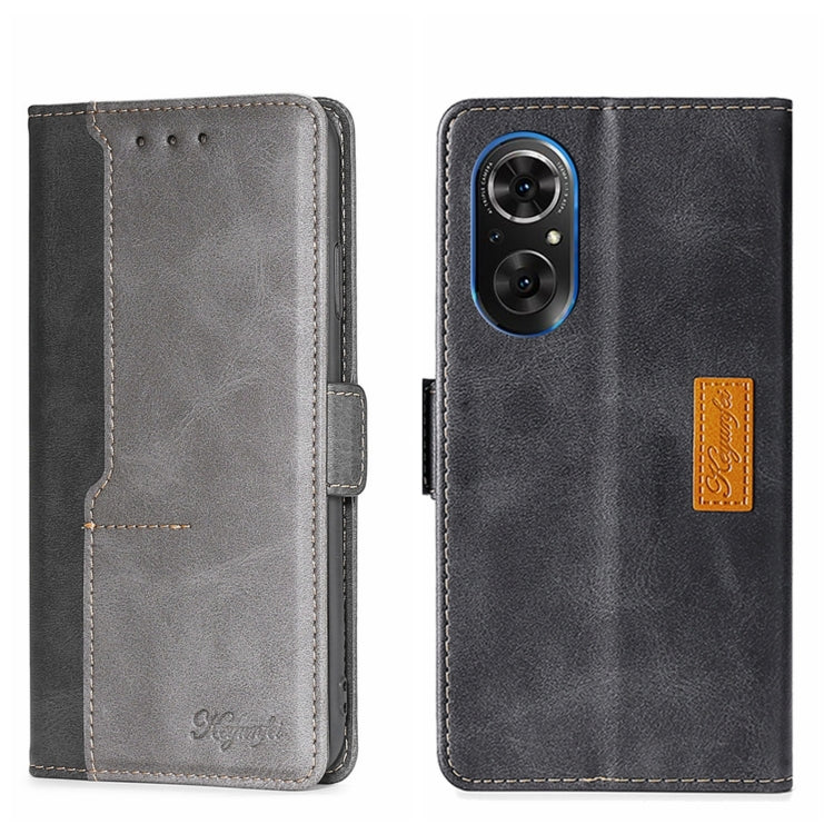 Contrast Color Side Buckle Leather Phone Case, For Honor 50 SE, For Honor 70, For Honor 70 Pro/70 Pro+, For Honor Magic3, For Honor Magic3 Pro