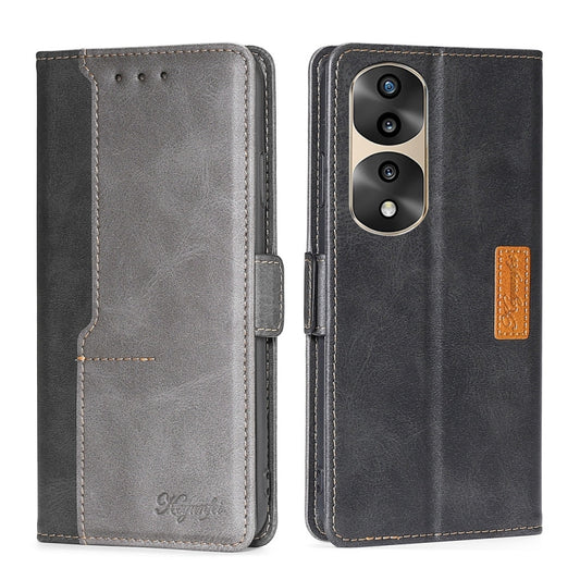 Contrast Color Side Buckle Leather Phone Case, For Honor 70 Pro/70 Pro+, For Honor Magic3, For Honor Magic3 Pro, For Nokia C01 Plus/C1 2nd Editon