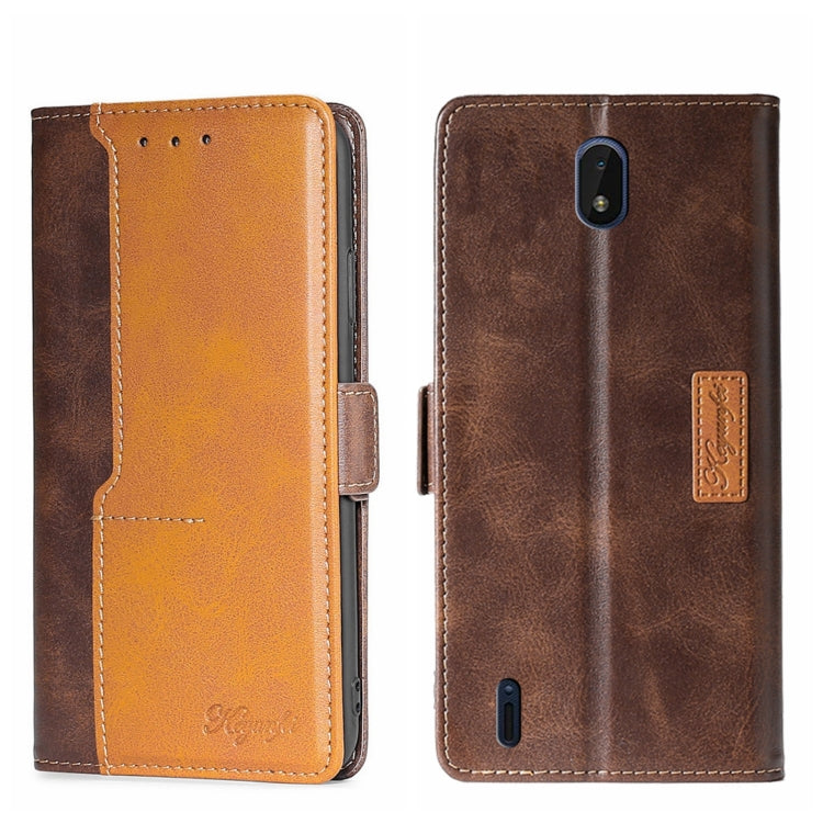 Contrast Color Side Buckle Leather Phone Case, For Nokia C01 Plus/C1 2nd Editon, For Nokia C21, For Nokia C21 Plus, For Sony Xperia ACE II, For Sony Xperia Pro-I