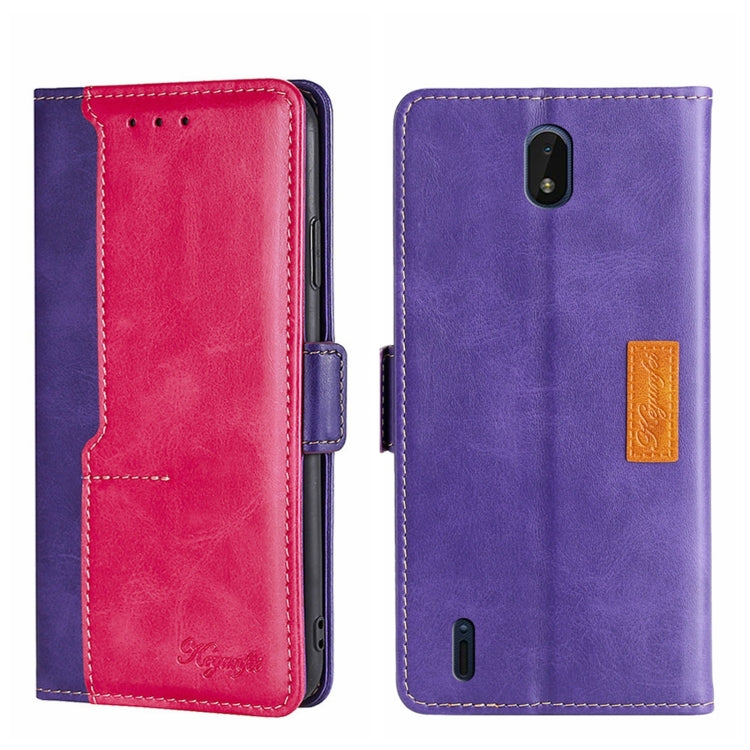 Contrast Color Side Buckle Leather Phone Case, For Nokia C01 Plus/C1 2nd Editon, For Nokia C21, For Nokia C21 Plus, For Sony Xperia ACE II, For Sony Xperia Pro-I