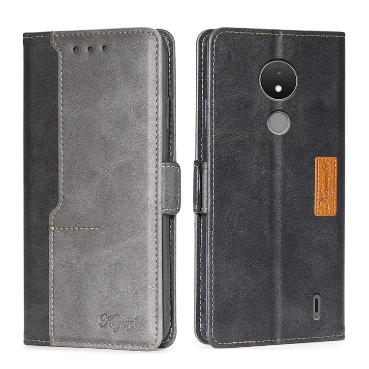 Contrast Color Side Buckle Leather Phone Case, For Nokia C01 Plus/C1 2nd Editon, For Nokia C21, For Nokia C21 Plus, For Sony Xperia ACE II, For Sony Xperia Pro-I