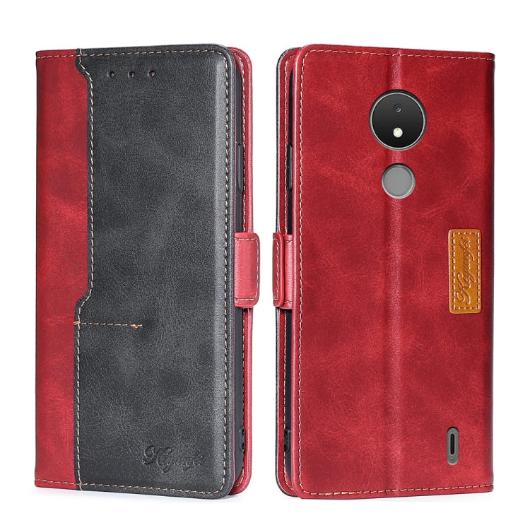 Contrast Color Side Buckle Leather Phone Case, For Nokia C01 Plus/C1 2nd Editon, For Nokia C21, For Nokia C21 Plus, For Sony Xperia ACE II, For Sony Xperia Pro-I