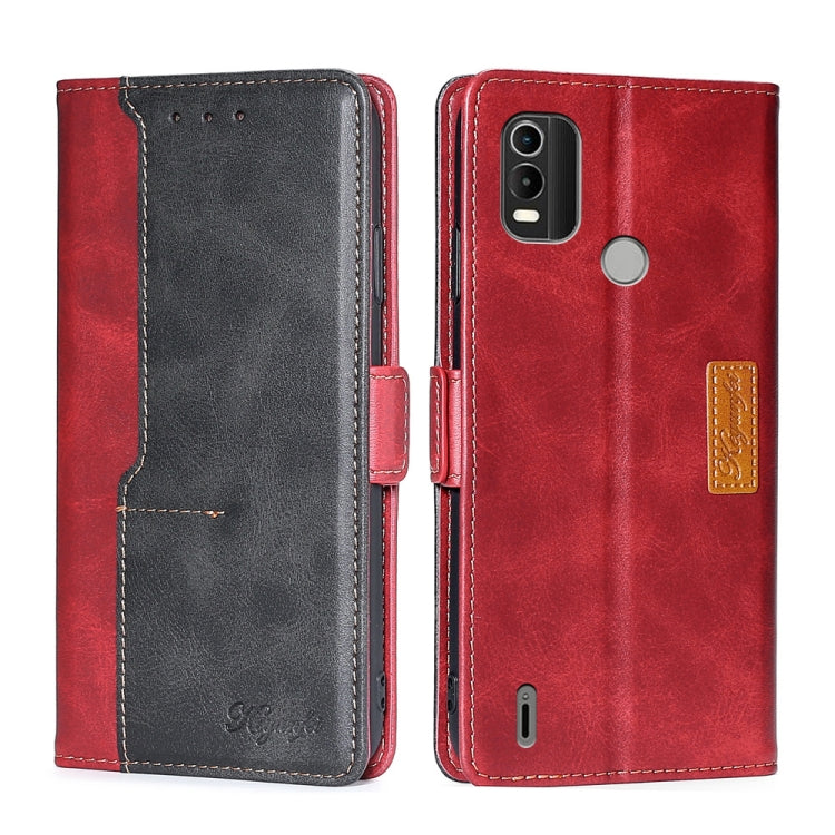 Contrast Color Side Buckle Leather Phone Case, For Nokia C01 Plus/C1 2nd Editon, For Nokia C21, For Nokia C21 Plus, For Sony Xperia ACE II, For Sony Xperia Pro-I