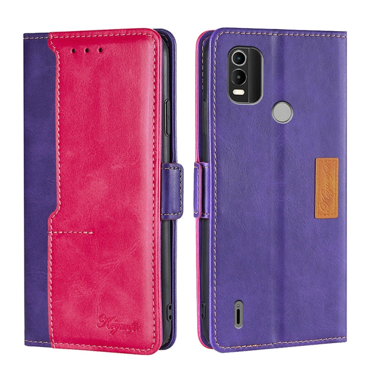 Contrast Color Side Buckle Leather Phone Case, For Nokia C01 Plus/C1 2nd Editon, For Nokia C21, For Nokia C21 Plus, For Sony Xperia ACE II, For Sony Xperia Pro-I