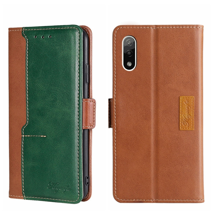 Contrast Color Side Buckle Leather Phone Case, For Nokia C01 Plus/C1 2nd Editon, For Nokia C21, For Nokia C21 Plus, For Sony Xperia ACE II, For Sony Xperia Pro-I