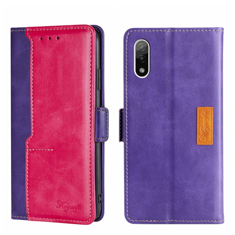 Contrast Color Side Buckle Leather Phone Case, For Nokia C01 Plus/C1 2nd Editon, For Nokia C21, For Nokia C21 Plus, For Sony Xperia ACE II, For Sony Xperia Pro-I