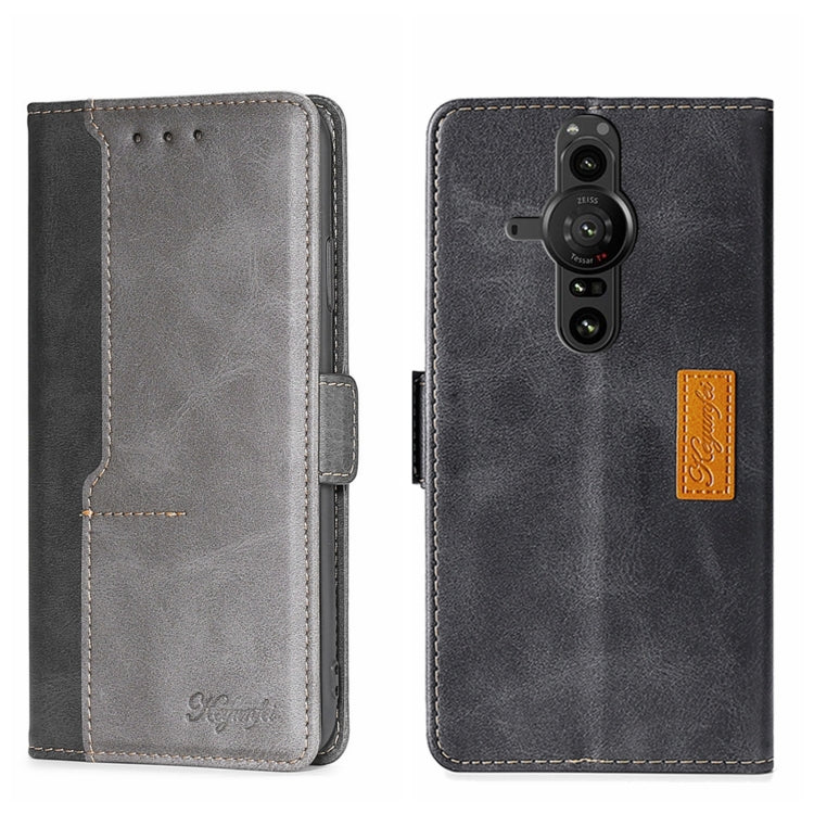 Contrast Color Side Buckle Leather Phone Case, For Nokia C01 Plus/C1 2nd Editon, For Nokia C21, For Nokia C21 Plus, For Sony Xperia ACE II, For Sony Xperia Pro-I