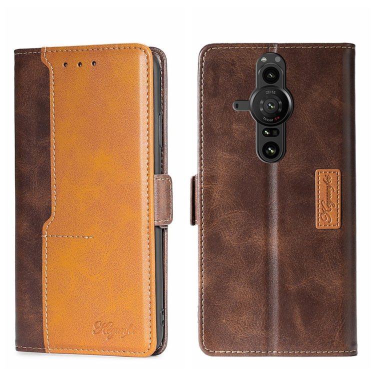 Contrast Color Side Buckle Leather Phone Case, For Nokia C01 Plus/C1 2nd Editon, For Nokia C21, For Nokia C21 Plus, For Sony Xperia ACE II, For Sony Xperia Pro-I