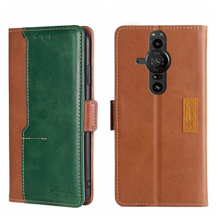 Contrast Color Side Buckle Leather Phone Case, For Nokia C01 Plus/C1 2nd Editon, For Nokia C21, For Nokia C21 Plus, For Sony Xperia ACE II, For Sony Xperia Pro-I