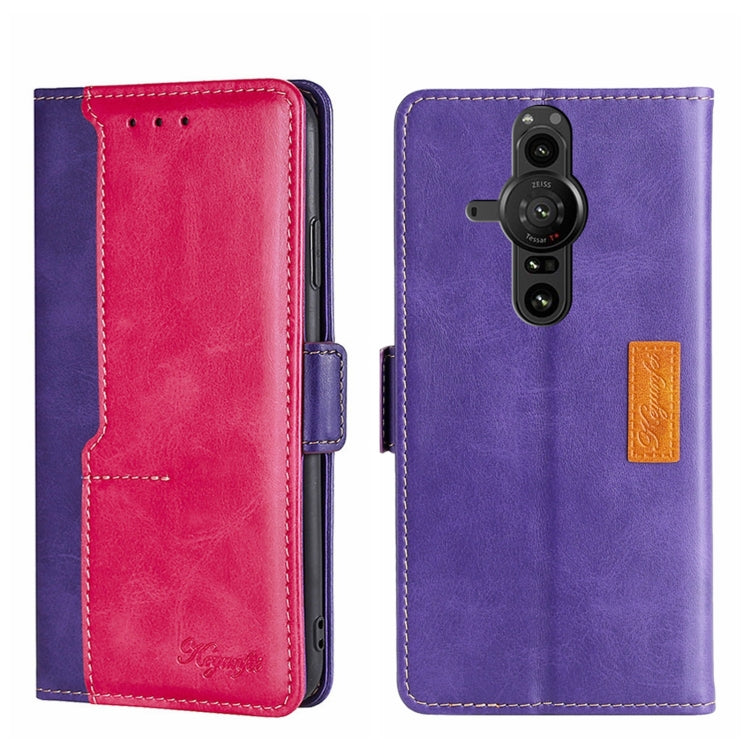 Contrast Color Side Buckle Leather Phone Case, For Nokia C01 Plus/C1 2nd Editon, For Nokia C21, For Nokia C21 Plus, For Sony Xperia ACE II, For Sony Xperia Pro-I