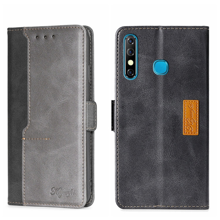 Contrast Color Side Buckle Leather Phone Case, For Infinix Hot 8/Hot 8 Lite/Tecno Camon 12, For Infinix Hot 9/Note 7 Lite X655C, For Infinix Hot 10 Lite/Smart 5 X657, For Itel A48, For Infinix Smart 4 X653