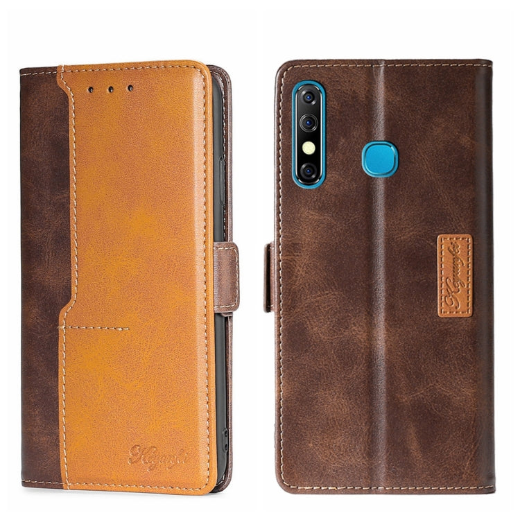 Contrast Color Side Buckle Leather Phone Case, For Infinix Hot 8/Hot 8 Lite/Tecno Camon 12, For Infinix Hot 9/Note 7 Lite X655C, For Infinix Hot 10 Lite/Smart 5 X657, For Itel A48, For Infinix Smart 4 X653