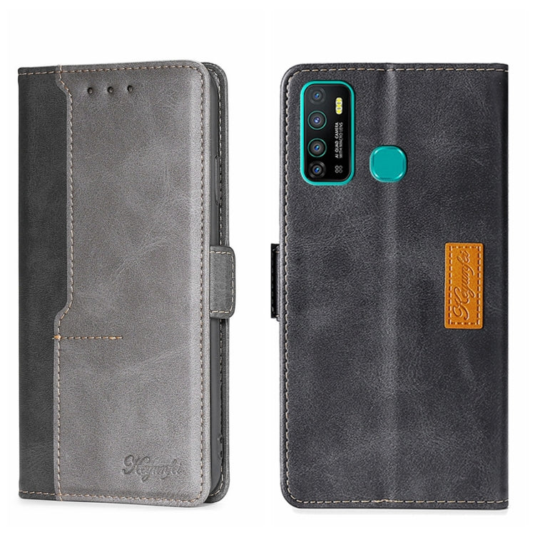 Contrast Color Side Buckle Leather Phone Case, For Infinix Hot 8/Hot 8 Lite/Tecno Camon 12, For Infinix Hot 9/Note 7 Lite X655C, For Infinix Hot 10 Lite/Smart 5 X657, For Itel A48, For Infinix Smart 4 X653