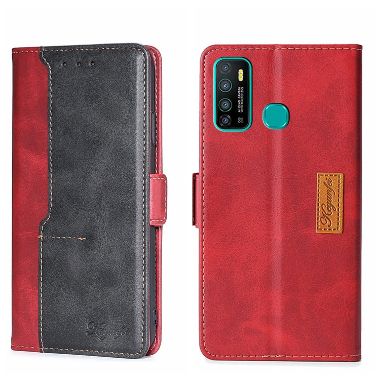 Contrast Color Side Buckle Leather Phone Case, For Infinix Hot 8/Hot 8 Lite/Tecno Camon 12, For Infinix Hot 9/Note 7 Lite X655C, For Infinix Hot 10 Lite/Smart 5 X657, For Itel A48, For Infinix Smart 4 X653