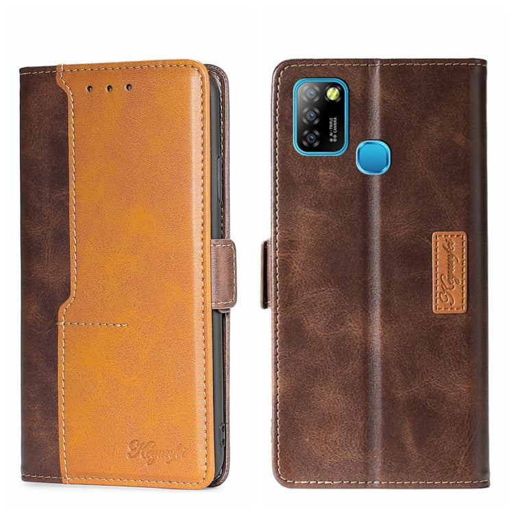 Contrast Color Side Buckle Leather Phone Case, For Infinix Hot 8/Hot 8 Lite/Tecno Camon 12, For Infinix Hot 9/Note 7 Lite X655C, For Infinix Hot 10 Lite/Smart 5 X657, For Itel A48, For Infinix Smart 4 X653