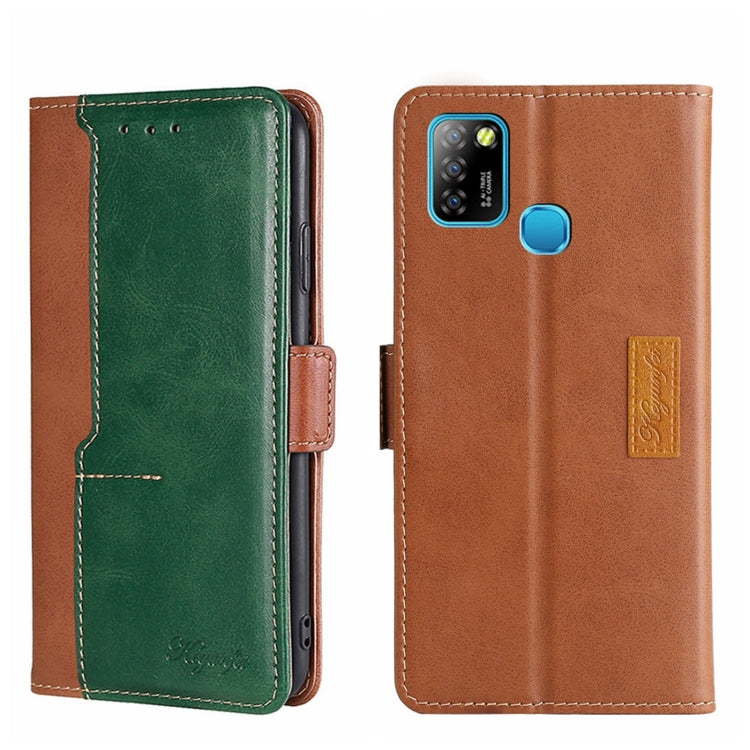 Contrast Color Side Buckle Leather Phone Case, For Infinix Hot 8/Hot 8 Lite/Tecno Camon 12, For Infinix Hot 9/Note 7 Lite X655C, For Infinix Hot 10 Lite/Smart 5 X657, For Itel A48, For Infinix Smart 4 X653