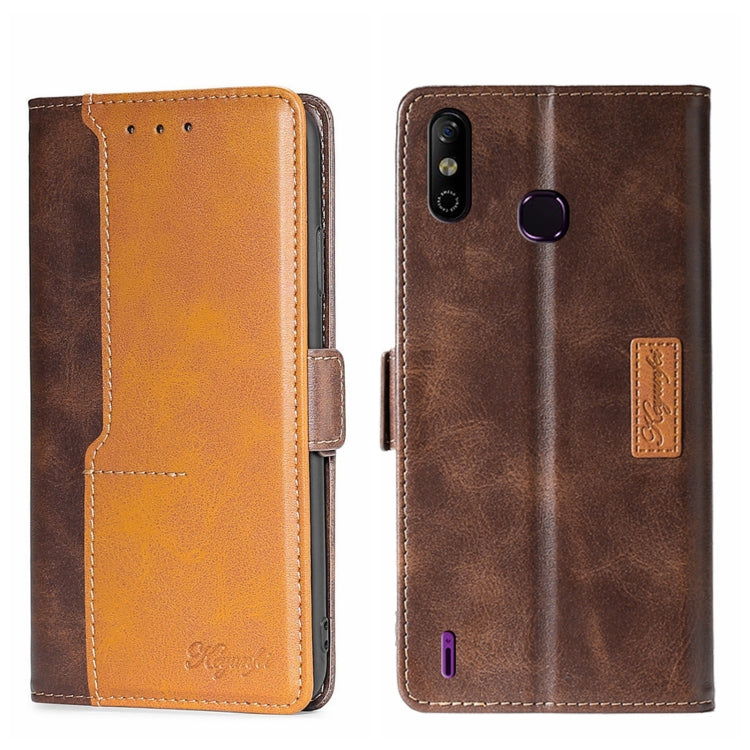 Contrast Color Side Buckle Leather Phone Case, For Infinix Hot 8/Hot 8 Lite/Tecno Camon 12, For Infinix Hot 9/Note 7 Lite X655C, For Infinix Hot 10 Lite/Smart 5 X657, For Itel A48, For Infinix Smart 4 X653