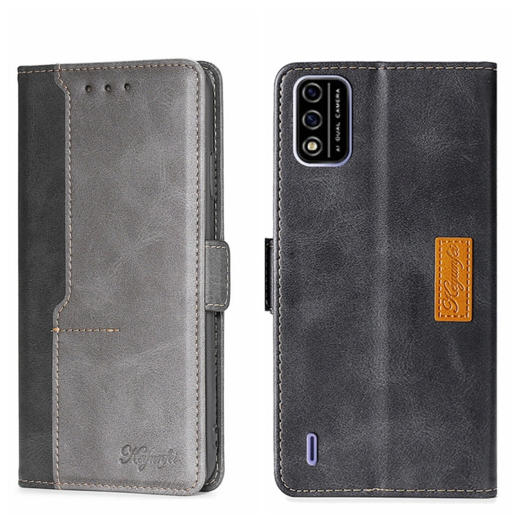 Contrast Color Side Buckle Leather Phone Case, For Infinix Hot 8/Hot 8 Lite/Tecno Camon 12, For Infinix Hot 9/Note 7 Lite X655C, For Infinix Hot 10 Lite/Smart 5 X657, For Itel A48, For Infinix Smart 4 X653