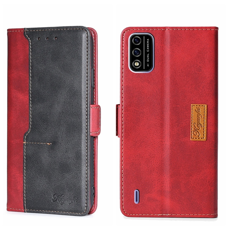 Contrast Color Side Buckle Leather Phone Case, For Infinix Hot 8/Hot 8 Lite/Tecno Camon 12, For Infinix Hot 9/Note 7 Lite X655C, For Infinix Hot 10 Lite/Smart 5 X657, For Itel A48, For Infinix Smart 4 X653