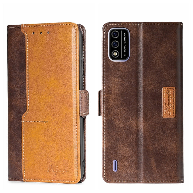 Contrast Color Side Buckle Leather Phone Case, For Infinix Hot 8/Hot 8 Lite/Tecno Camon 12, For Infinix Hot 9/Note 7 Lite X655C, For Infinix Hot 10 Lite/Smart 5 X657, For Itel A48, For Infinix Smart 4 X653