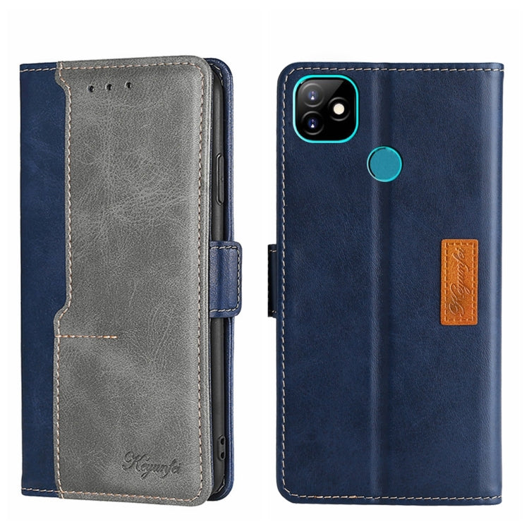 Contrast Color Side Buckle Leather Phone Case, For Itel Vision 1, For Infinix Smart HD 2021 X612, For Itel Vision 1 Pro, For Tecno Camon 15/Camon 15 Air/Spark 5/Spark 5 Pro, For Tecno Phantom X