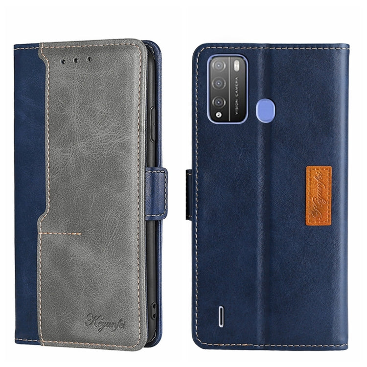 Contrast Color Side Buckle Leather Phone Case, For Itel Vision 1, For Infinix Smart HD 2021 X612, For Itel Vision 1 Pro, For Tecno Camon 15/Camon 15 Air/Spark 5/Spark 5 Pro, For Tecno Phantom X