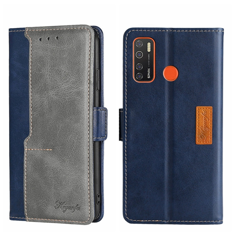 Contrast Color Side Buckle Leather Phone Case, For Itel Vision 1, For Infinix Smart HD 2021 X612, For Itel Vision 1 Pro, For Tecno Camon 15/Camon 15 Air/Spark 5/Spark 5 Pro, For Tecno Phantom X