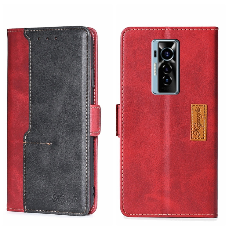 Contrast Color Side Buckle Leather Phone Case, For Itel Vision 1, For Infinix Smart HD 2021 X612, For Itel Vision 1 Pro, For Tecno Camon 15/Camon 15 Air/Spark 5/Spark 5 Pro, For Tecno Phantom X