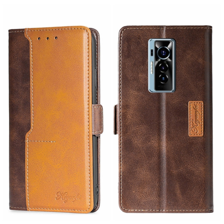 Contrast Color Side Buckle Leather Phone Case, For Itel Vision 1, For Infinix Smart HD 2021 X612, For Itel Vision 1 Pro, For Tecno Camon 15/Camon 15 Air/Spark 5/Spark 5 Pro, For Tecno Phantom X