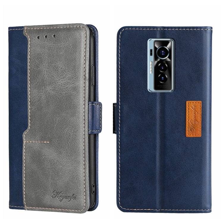 Contrast Color Side Buckle Leather Phone Case, For Itel Vision 1, For Infinix Smart HD 2021 X612, For Itel Vision 1 Pro, For Tecno Camon 15/Camon 15 Air/Spark 5/Spark 5 Pro, For Tecno Phantom X