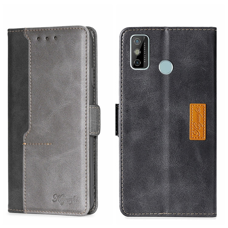 Contrast Color Side Buckle Leather Phone Case, For Tecno Pop 4, For Tecno Pop 2/Pop 2 F/Pop 2 Pro/Pop 2 Power/Itel P13, For Tecno Spark 6 GO, For Tecno Spark 7, For Doogee N40 Pro