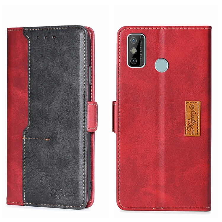 Contrast Color Side Buckle Leather Phone Case, For Tecno Pop 4, For Tecno Pop 2/Pop 2 F/Pop 2 Pro/Pop 2 Power/Itel P13, For Tecno Spark 6 GO, For Tecno Spark 7, For Doogee N40 Pro