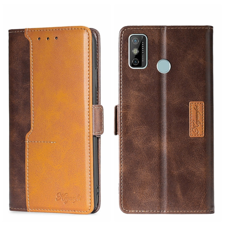 Contrast Color Side Buckle Leather Phone Case, For Tecno Pop 4, For Tecno Pop 2/Pop 2 F/Pop 2 Pro/Pop 2 Power/Itel P13, For Tecno Spark 6 GO, For Tecno Spark 7, For Doogee N40 Pro