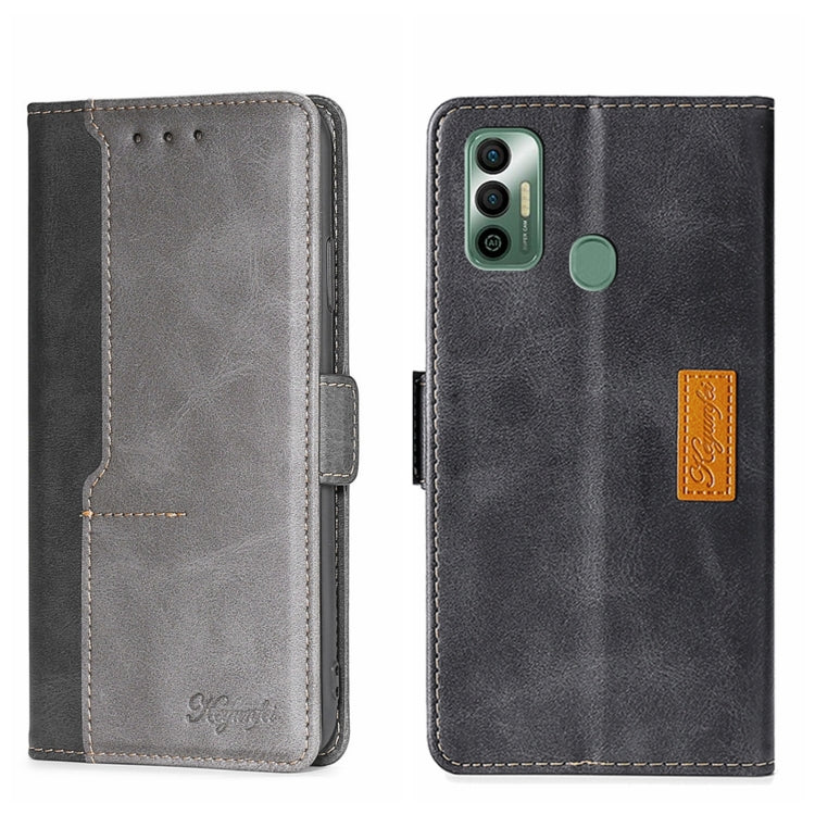 Contrast Color Side Buckle Leather Phone Case, For Tecno Pop 4, For Tecno Pop 2/Pop 2 F/Pop 2 Pro/Pop 2 Power/Itel P13, For Tecno Spark 6 GO, For Tecno Spark 7, For Doogee N40 Pro