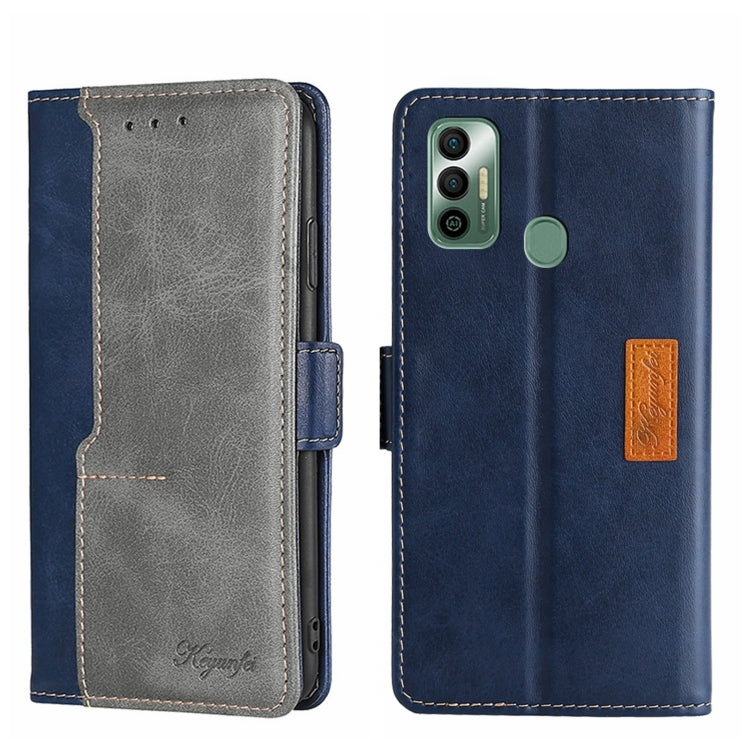 Contrast Color Side Buckle Leather Phone Case, For Tecno Pop 4, For Tecno Pop 2/Pop 2 F/Pop 2 Pro/Pop 2 Power/Itel P13, For Tecno Spark 6 GO, For Tecno Spark 7, For Doogee N40 Pro