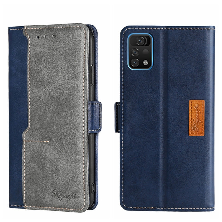 Contrast Color Side Buckle Leather Phone Case, For Sharp Aquos R6, For UMIDIGI A11 Pro Max